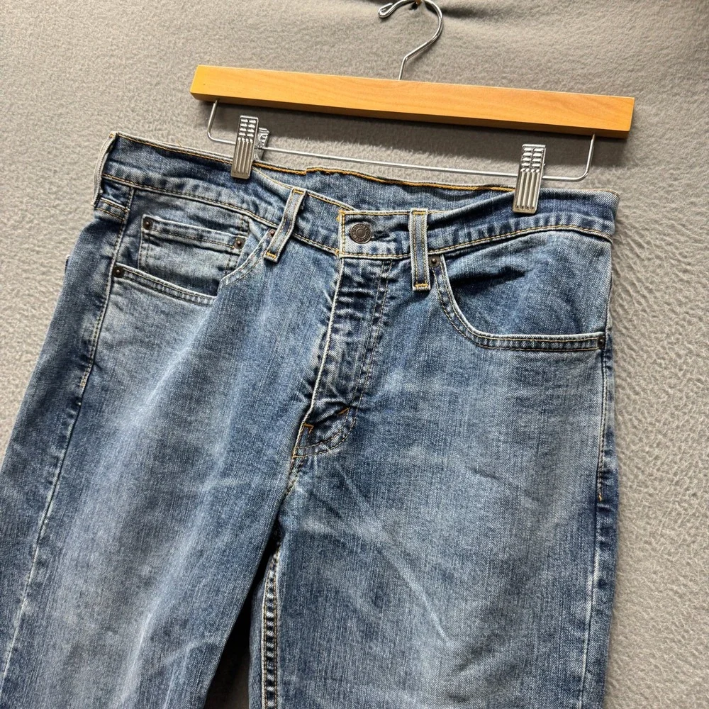 Levi's 514 Jeans Mens 31x32 ACTUAL Straight Fit Blue Denim Classic